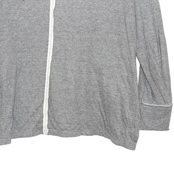 Free People Grey Turtle Neck Long Sleeve Top XS - Picture 6 of 7